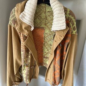 Free People Multicolor Utility Jacket